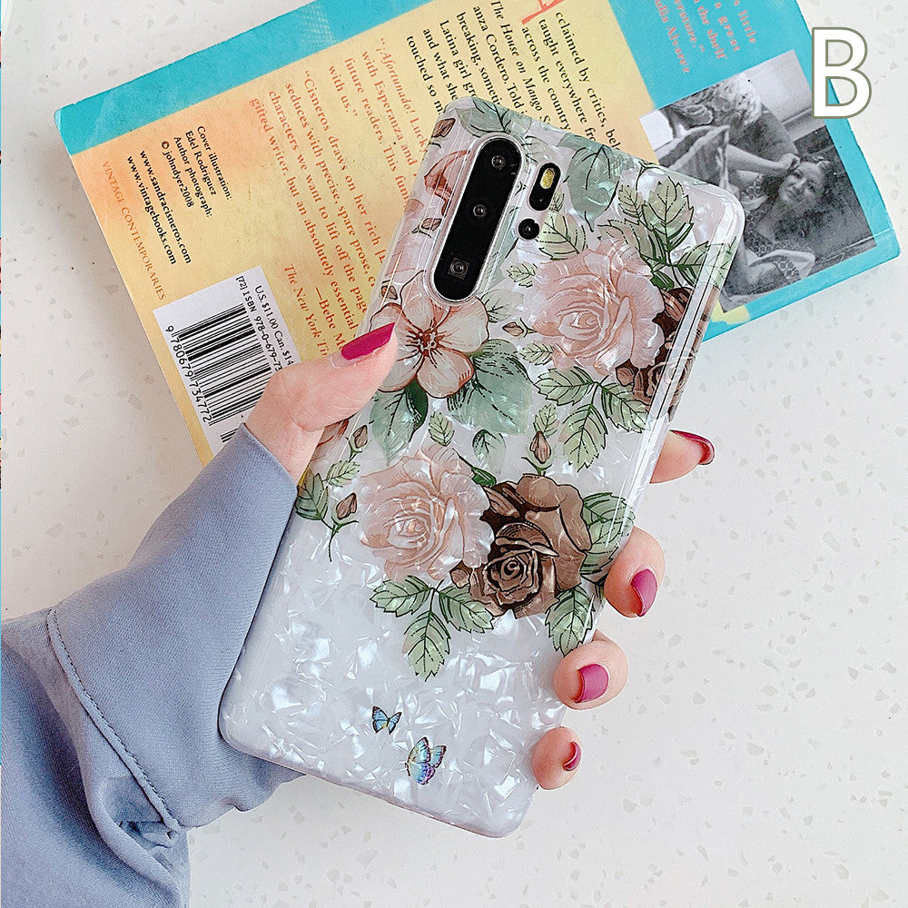 Suitable For Samsung Galaxy S21 Ult S20 S10E S10 S9 S8 Plus Retro Flower Phone Case