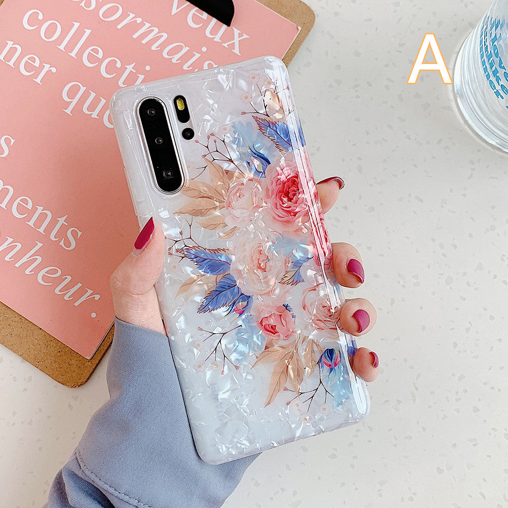 Suitable For Samsung Galaxy S21 Ult S20 S10E S10 S9 S8 Plus Retro Flower Phone Case