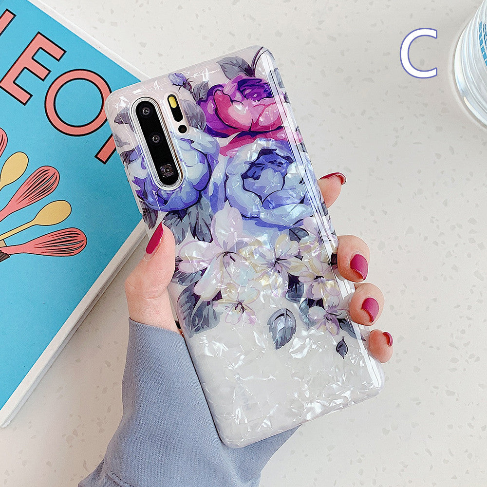 Suitable For Samsung Galaxy S21 Ult S20 S10E S10 S9 S8 Plus Retro Flower Phone Case