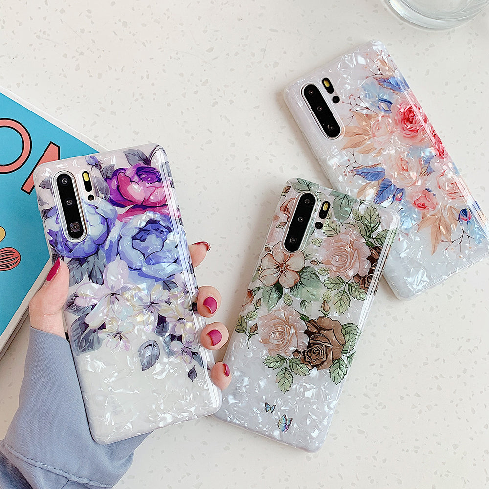 Suitable For Samsung Galaxy S21 Ult S20 S10E S10 S9 S8 Plus Retro Flower Phone Case