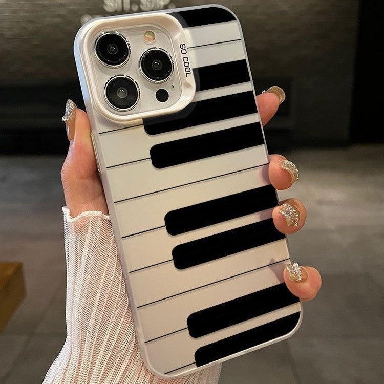 Black And White Piano Key-themed Phone Case