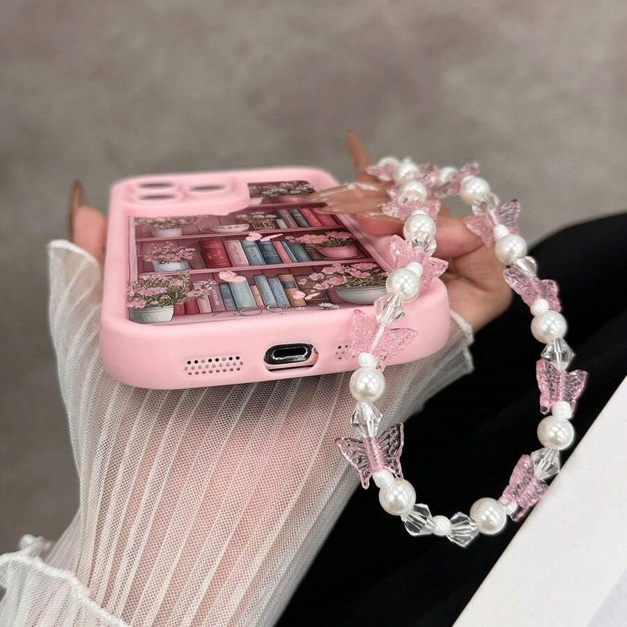 Shockproof Retro Bookshelf Phone Case