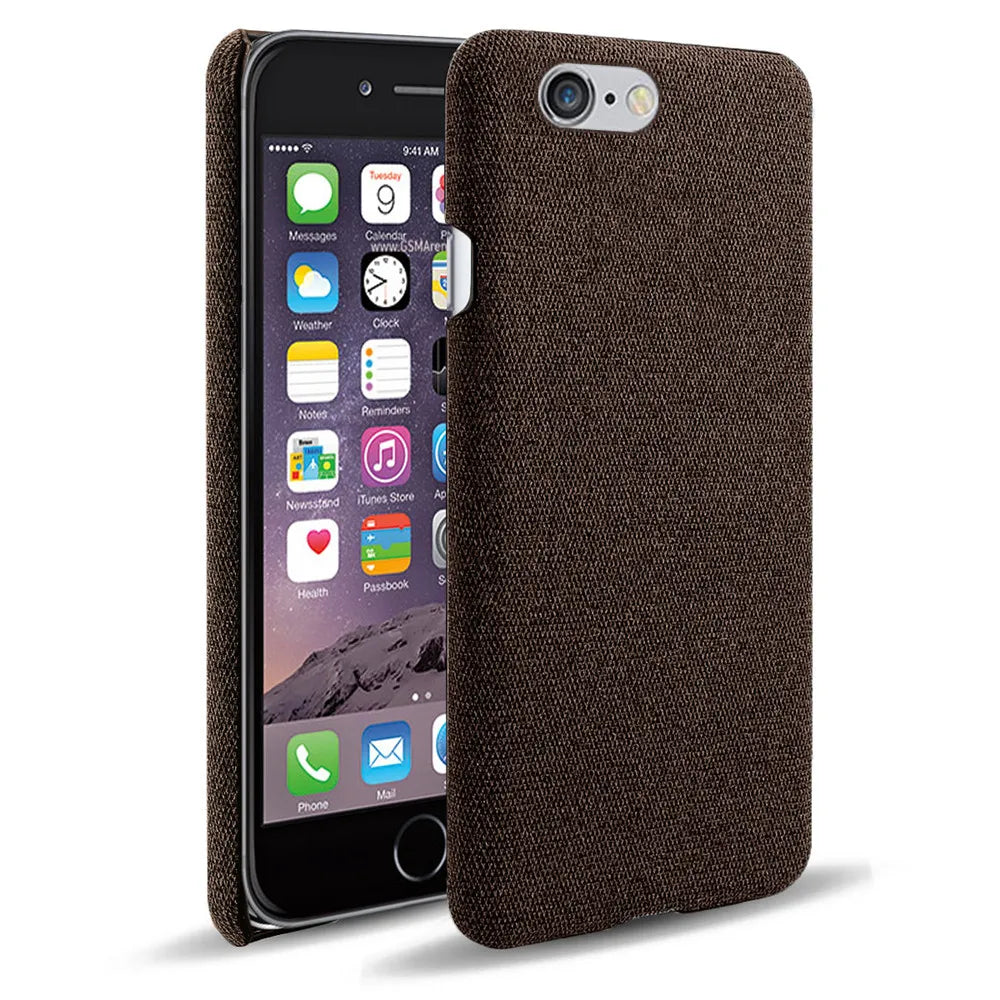 Cloth Cases For iPhone 5s 5 se 2016 Case Slim Retro Cloth Hard Phone Cover For iPhone se 2016 5 S 5G iPhone5s 4.0" Coque Funda