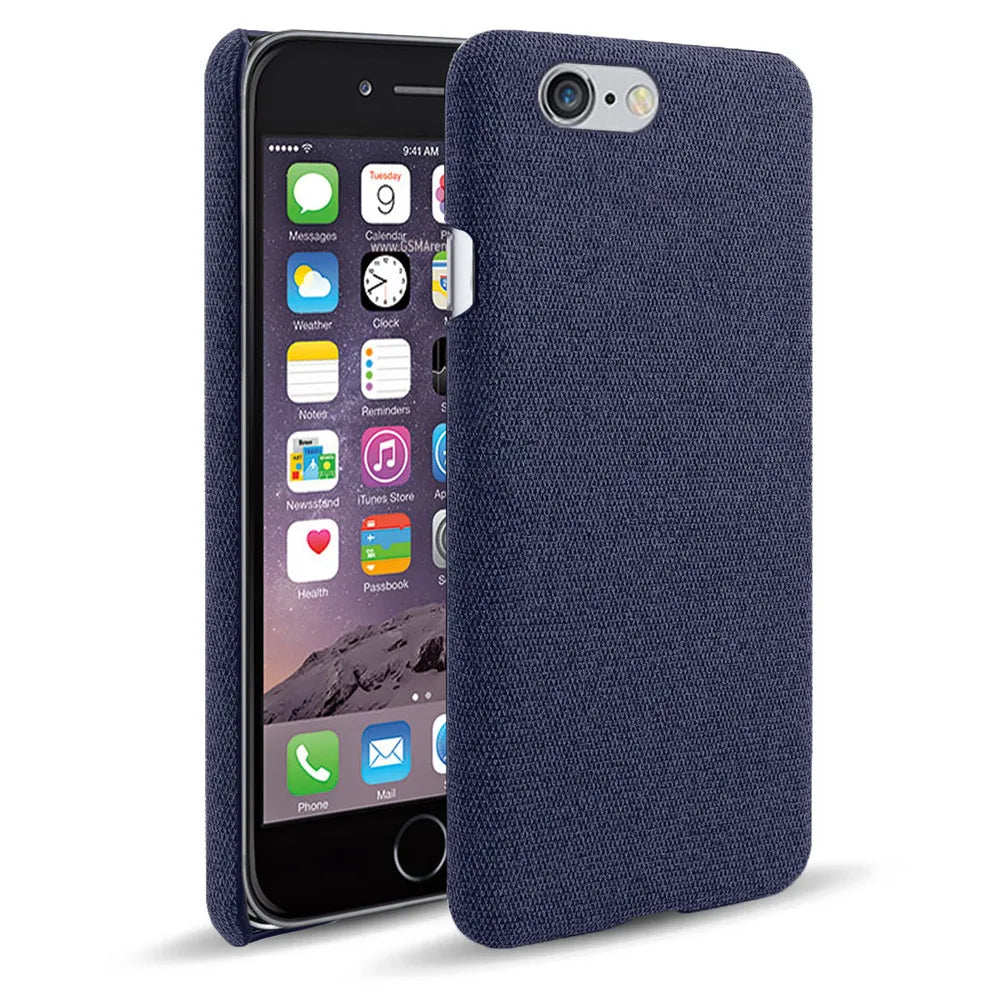 Cloth Cases For iPhone 5s 5 se 2016 Case Slim Retro Cloth Hard Phone Cover For iPhone se 2016 5 S 5G iPhone5s 4.0" Coque Funda