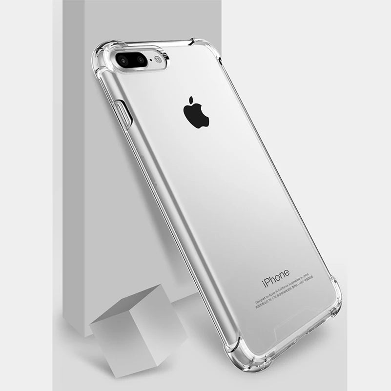 Airbag Drop Protection Soft TPU Clear Case For iPhone X XS MAX XR 8 7 6 6S Plus SE 2020 2022 Transparent Phone Cases Back Cover