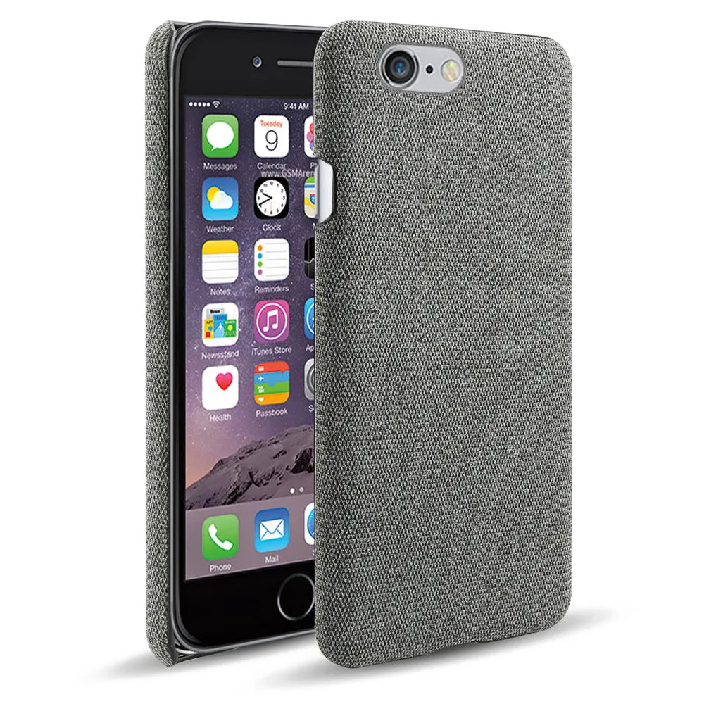 Cloth Cases For iPhone 5s 5 se 2016 Case Slim Retro Cloth Hard Phone Cover For iPhone se 2016 5 S 5G iPhone5s 4.0" Coque Funda