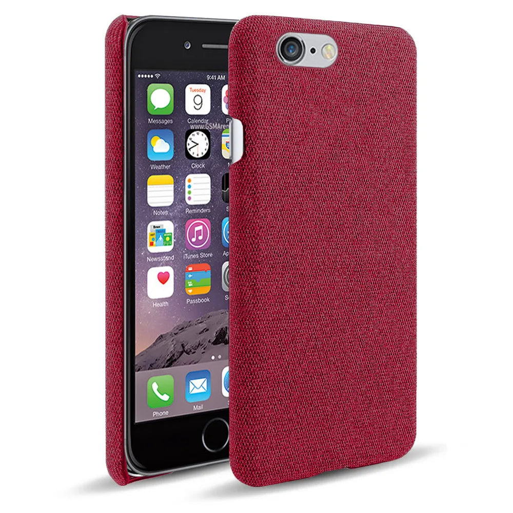 Cloth Cases For iPhone 5s 5 se 2016 Case Slim Retro Cloth Hard Phone Cover For iPhone se 2016 5 S 5G iPhone5s 4.0" Coque Funda