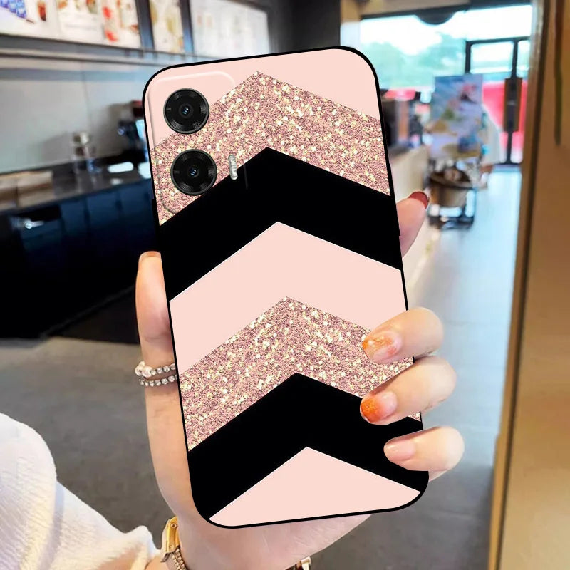 For Motorola Moto G35 G55 G75 5G Case Luxury TPU Soft Silicone Back Cover Phone Cases for Moto G32 G 35 55 75 Shockproof Fundas