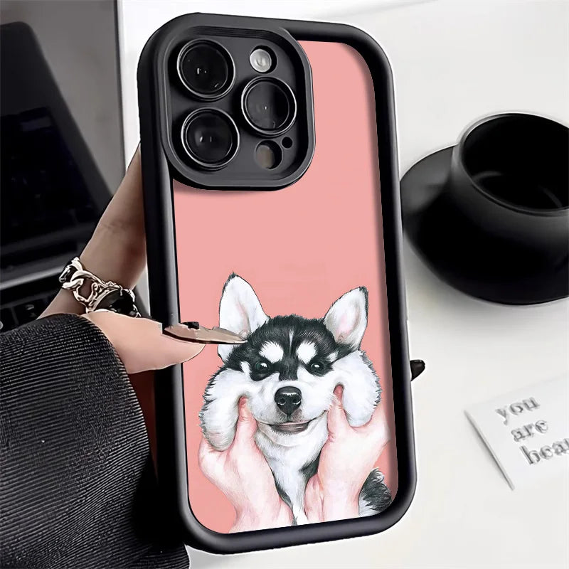 Cartoon Cute Bear Phone Cases For iPhone 11 Cases iPhone 14 16 15 Pro Max 12 13 Pro XS XR X 7 8 Plus SE 2022 SE2020 Back Cover
