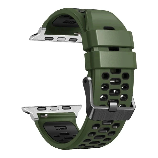 Sport Silicone Strap For Apple Watch Ultra 2 49mm Bracelet Wristband For Apple Watch Series 9 8 7 SE 6 45mm 44mm 42mm Accessory