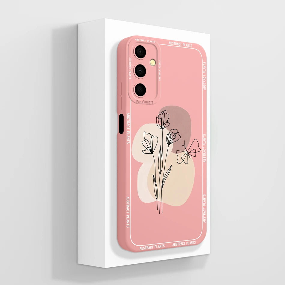 For Samsung Galaxy A24 Phone Case Cute Panda High Quality Liquid Silicone Anti Drop Soft Back Cover For Samsung A 24 Phone Shell