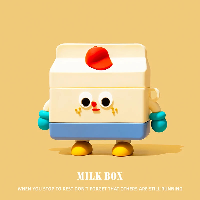 for AirPods Pro 3 Case Cartoon Ice Cream Snacks Earphone Cover for AirPods 4 Case Wireless Earbuds Cover for AirPods Pro 2 Case