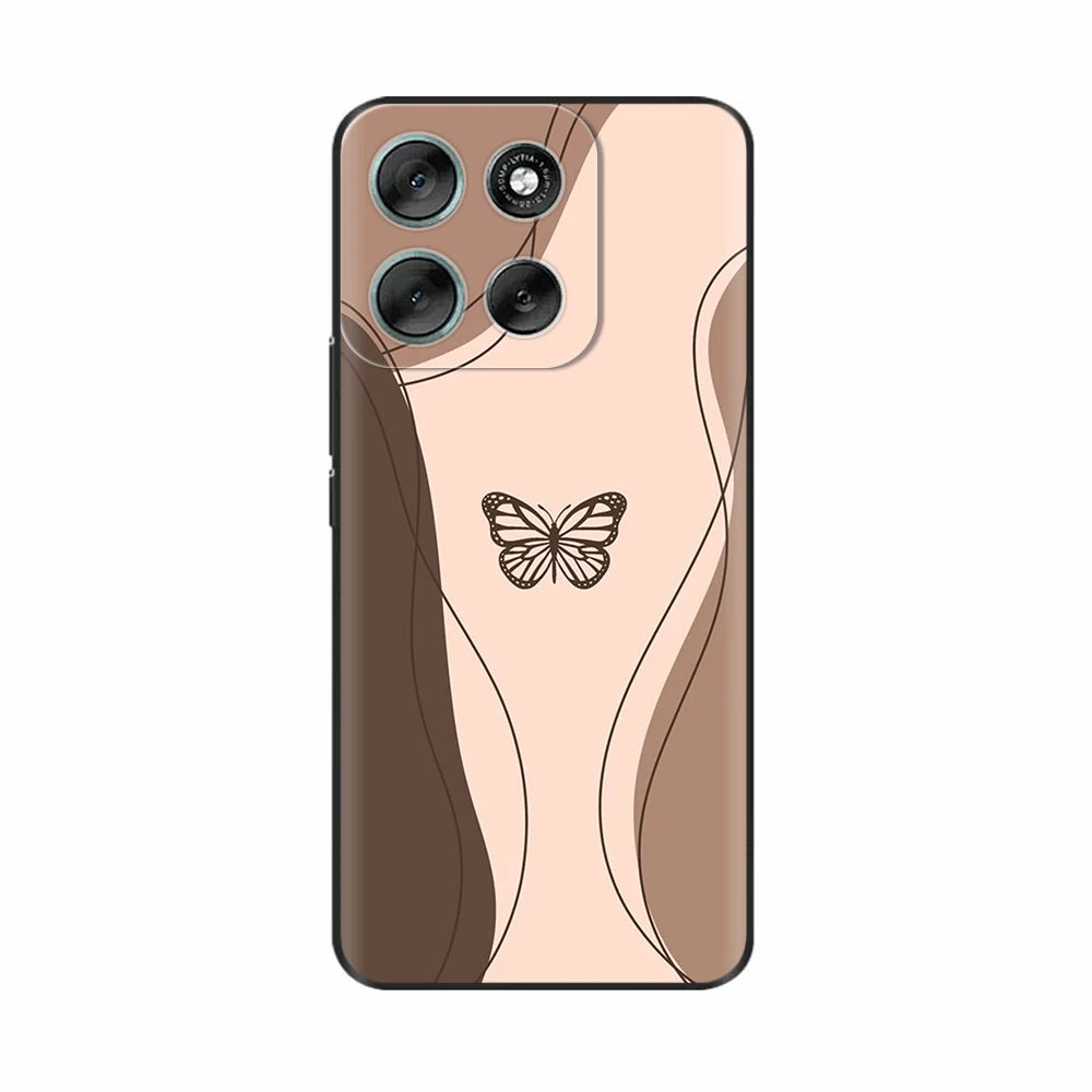 Phone Case For Motorola Moto G86 Case Soft Black Silicone Shockproof Back Cover For Moto G86 XT2527-2 G 86 Cases Covers Fundas