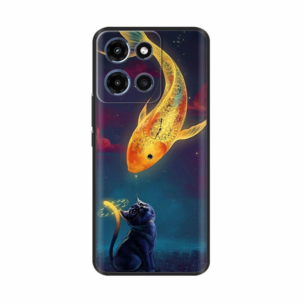 For Motorola Moto G (2025) Case Cute Cartoon Phone Case Soft Liquid Silicone Back Cover For Moto G 2025 5G Silicon Cases Coque