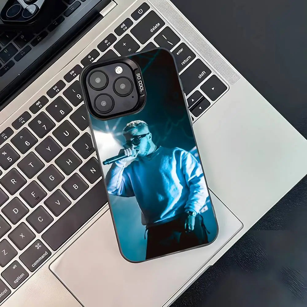 Rapper PLK Chambre 140 Phone Case For iPhone 17,16,15,14,13,12,11,Pro,XS,Max,Plus,Mini,SE4,E Black Matte Shockproof Cover