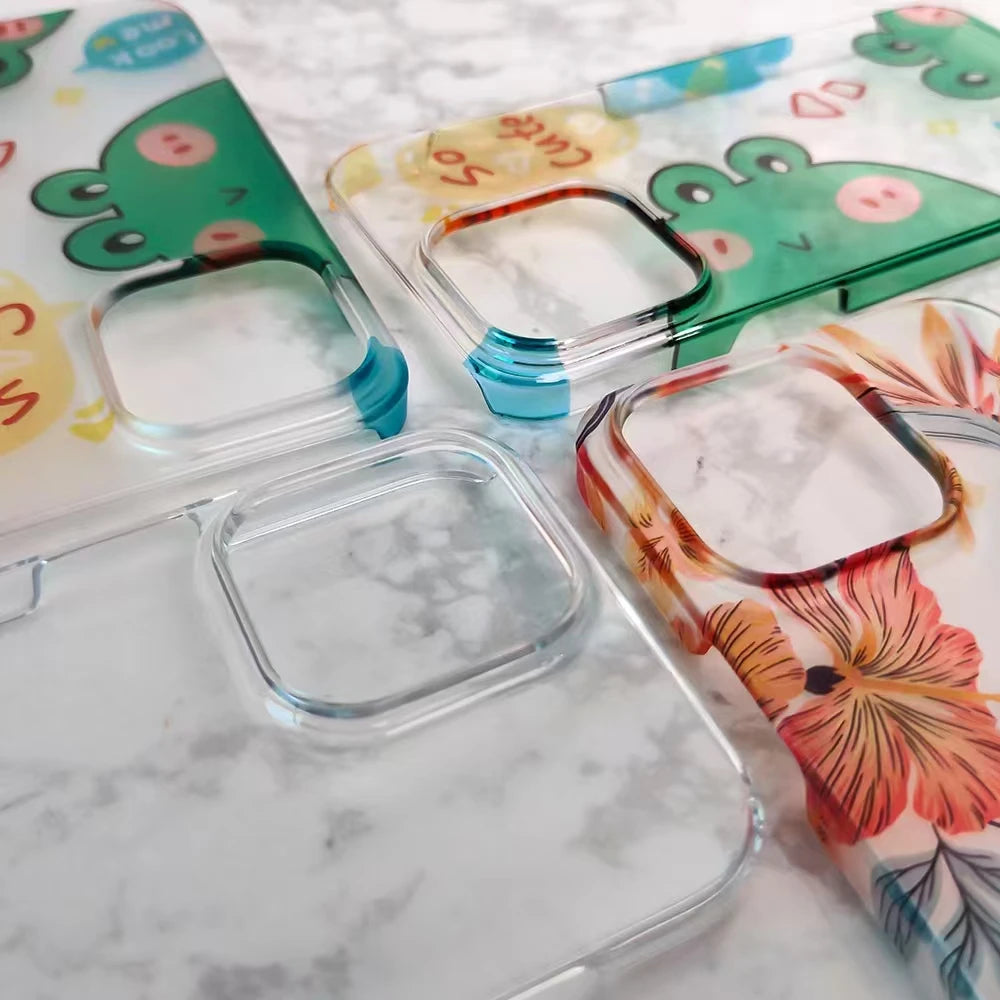 FONLYU 10pc Transparent Blank Phone Cases for 3D Sublimation Printing Covers for iPhone 17 16 15 14 13 12 11 X XS XR Pro Max