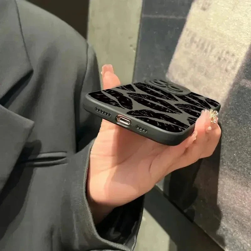 Lip Printed Phone Case For iPhone 15 Pro Max Cases iPhone 11 12 13 14 Pro XS Max XR X 7 8 Plus Soft Shockproof Bumper Back Cover