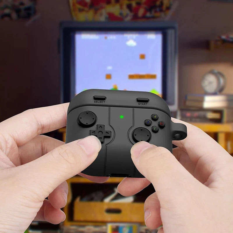 Earphone Case For Airpods 4 2024 Cute Cartoon 3D Gamepad Silicone Shockproof Box Cover For Airpods 1 2 3 2021 Airpods Pro 2