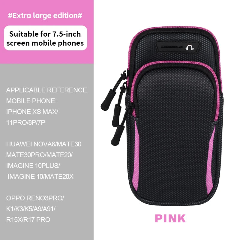 Running phone arm Bag for men and women Arm strap Sports arm Sleeve Artifact Wrist bag Waterproof lightweight outdoor equipment