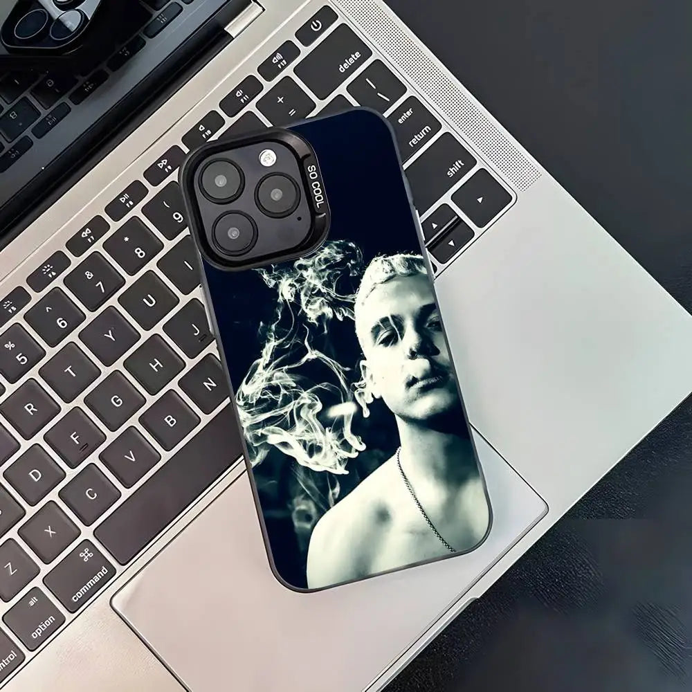 Rapper PLK Chambre 140 Phone Case For iPhone 17,16,15,14,13,12,11,Pro,XS,Max,Plus,Mini,SE4,E Black Matte Shockproof Cover