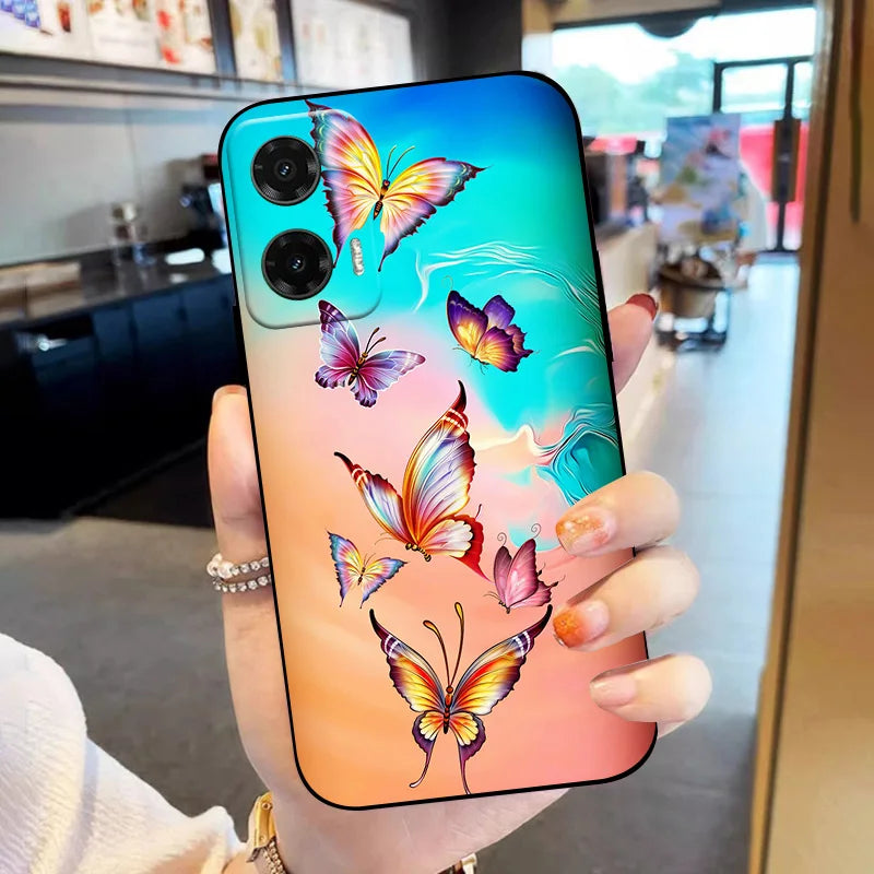 For Motorola Moto G35 G55 G75 5G Case Luxury TPU Soft Silicone Back Cover Phone Cases for Moto G32 G 35 55 75 Shockproof Fundas