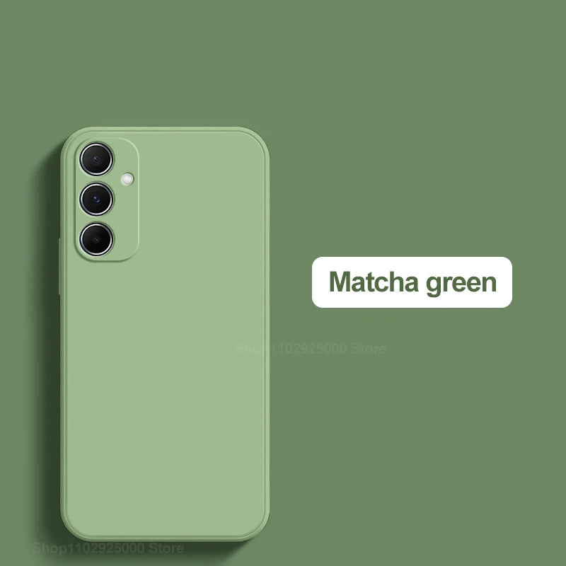 For Samsung A55 A15 A54 Case Soft Liquid Silicone Phone Cases For Samsung Galaxy A55 A15 A54 5G Shockproof Cover For Samsung A55