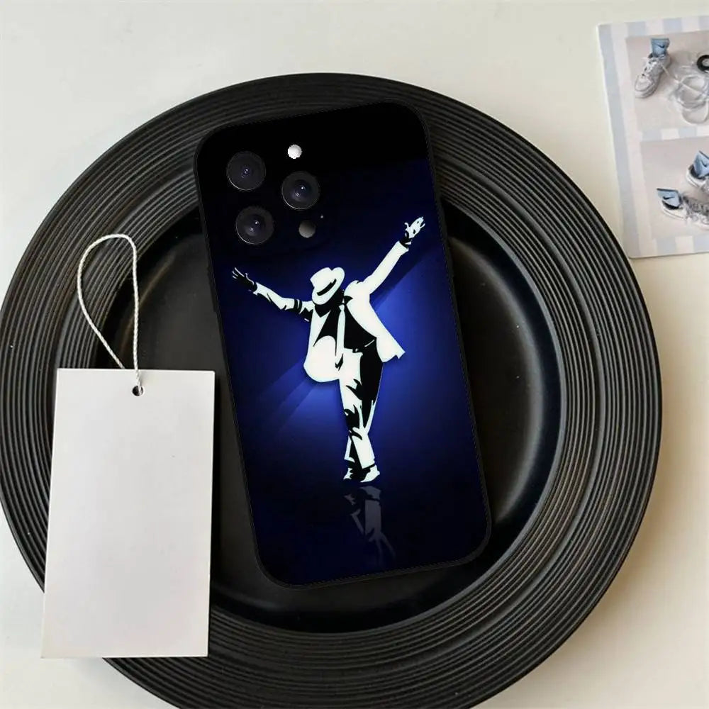 American Singer M-Michael Jackson Phone Case For IPhone 17 16 15 14 13 12 11 PRO MAX PLUS Mini TPU Soft To Skin-friendly Case