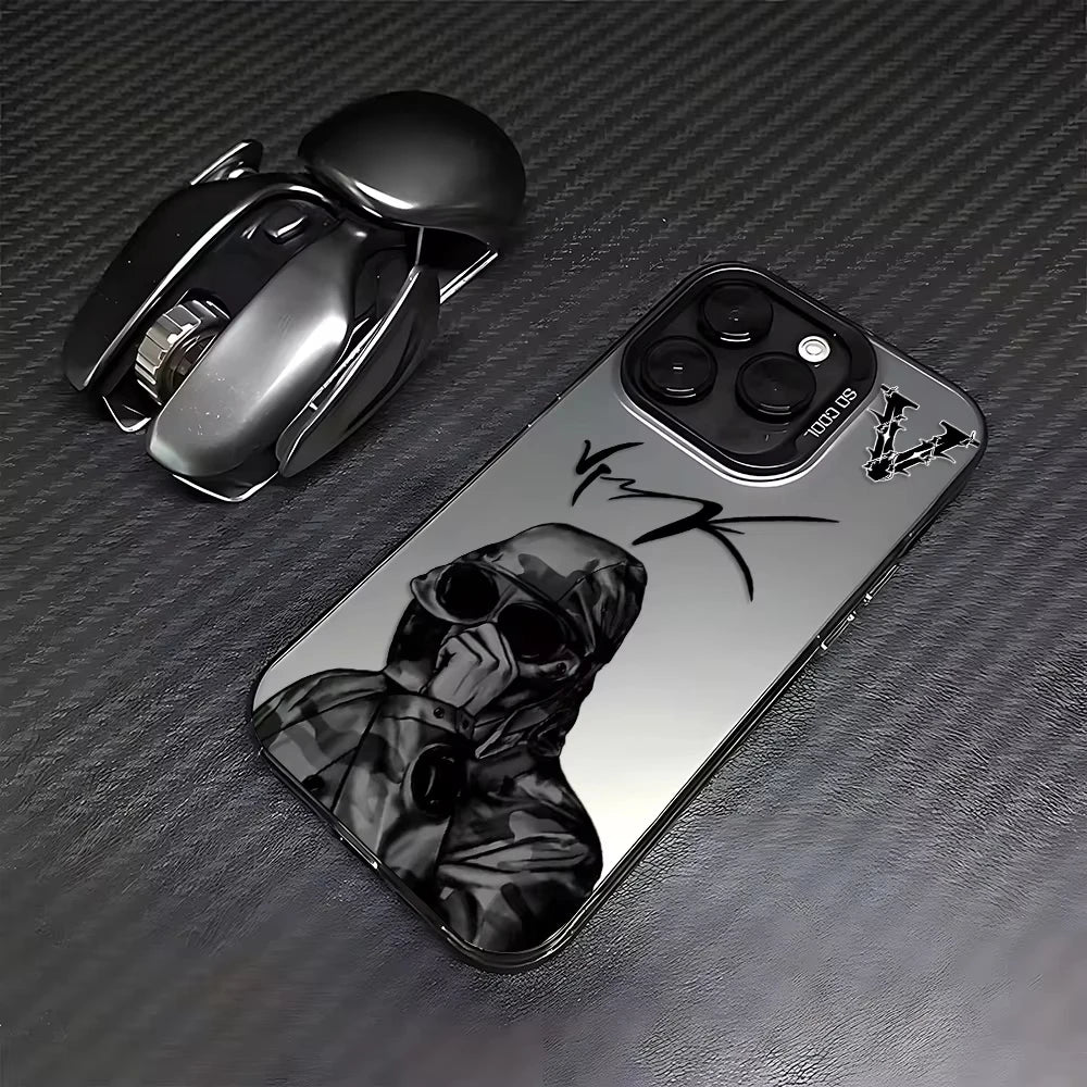 Fashion Luxury Phone Case For iPhone 17 Air 16e 16 Pro Max 15 14 Plus 13 12 Mini 11 Shockproof Silicone Hot V-Vrunks Back Cover