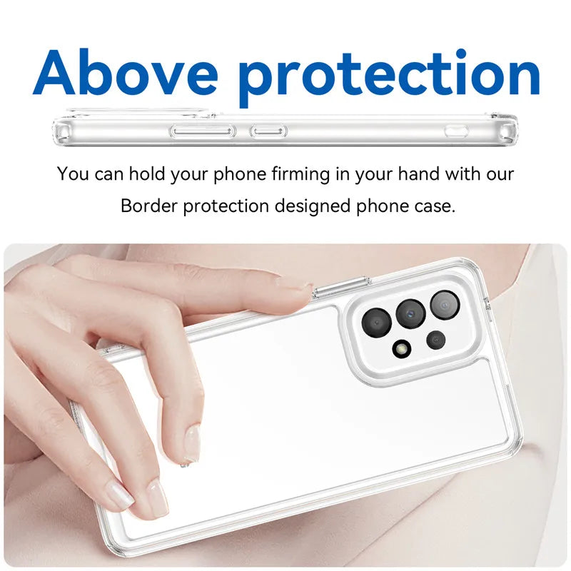 For Samsung Galaxy A53 5G Case Samsung Galaxy A04S A13 A14 A23 A33 A53 M13 M23 Cover Shockproof Candy Phone Cover Samsung A53 5G