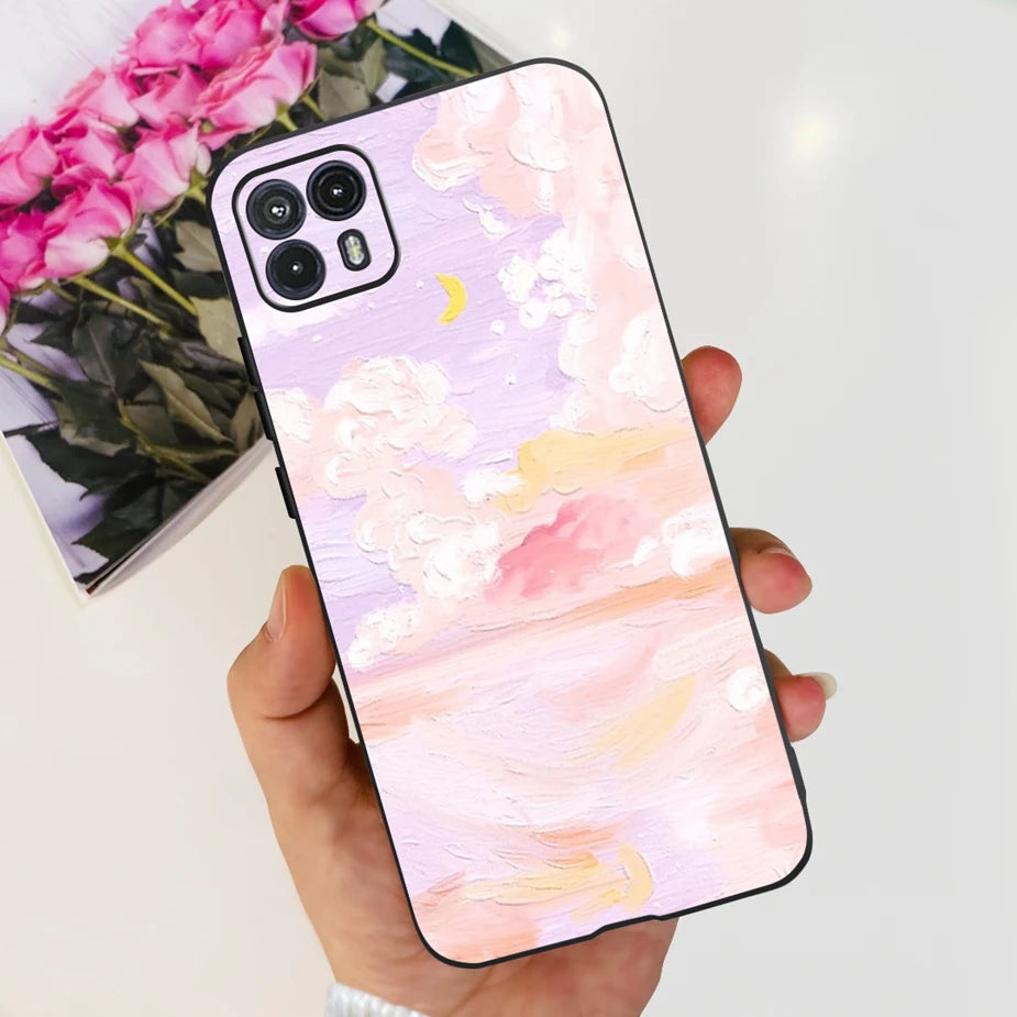 For Motorola Moto G50 5G Case XT2149-1 Stylish Painted Cover Shockproof Phone Cases For Motorola G50 G 50 MotoG50 5G Soft Fundas
