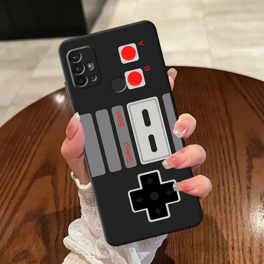 Retro Games Case for Motorola Moto G53 G30 G22 Edge40 G51 G73 G52 G50 G32 G60s Edge 20 Pro 30 Lite G71 Phone Cover