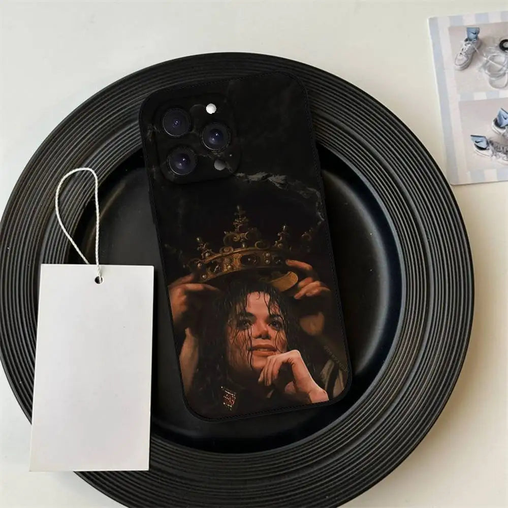 American Singer M-Michael Jackson Phone Case For IPhone 17 16 15 14 13 12 11 PRO MAX PLUS Mini TPU Soft To Skin-friendly Case