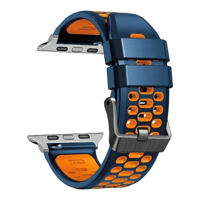 Sport Silicone Strap For Apple Watch Ultra 2 49mm Bracelet Wristband For Apple Watch Series 9 8 7 SE 6 45mm 44mm 42mm Accessory