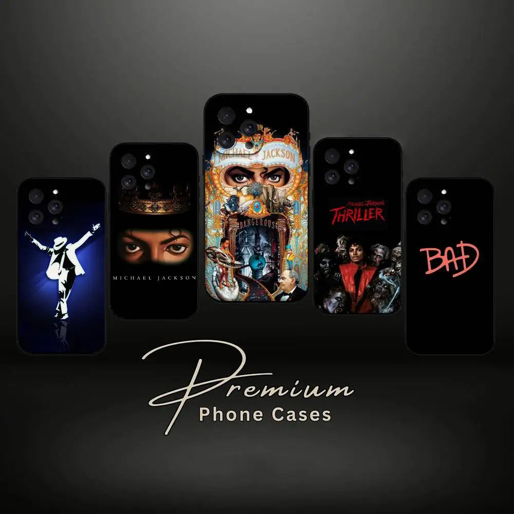 American Singer M-Michael Jackson Phone Case For IPhone 17 16 15 14 13 12 11 PRO MAX PLUS Mini TPU Soft To Skin-friendly Case