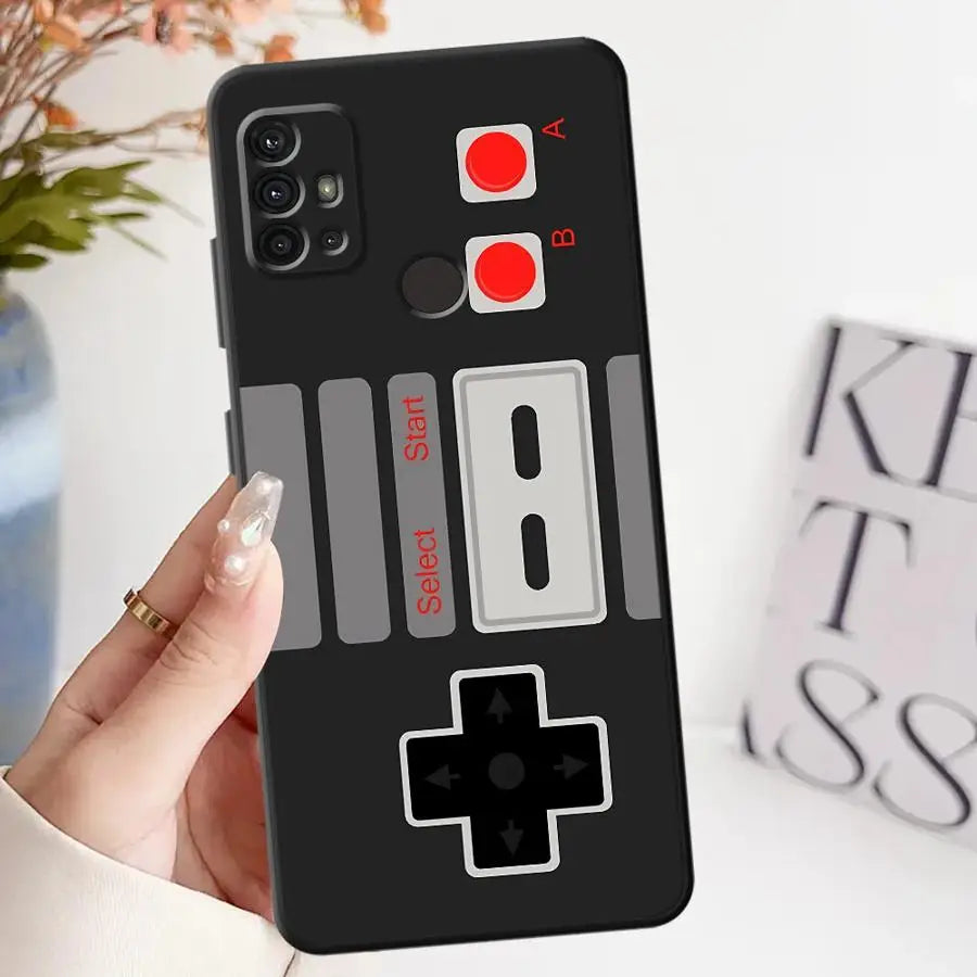 Retro Games Case for Motorola Moto G53 G30 G22 Edge40 G51 G73 G52 G50 G32 G60s Edge 20 Pro 30 Lite G71 Phone Cover