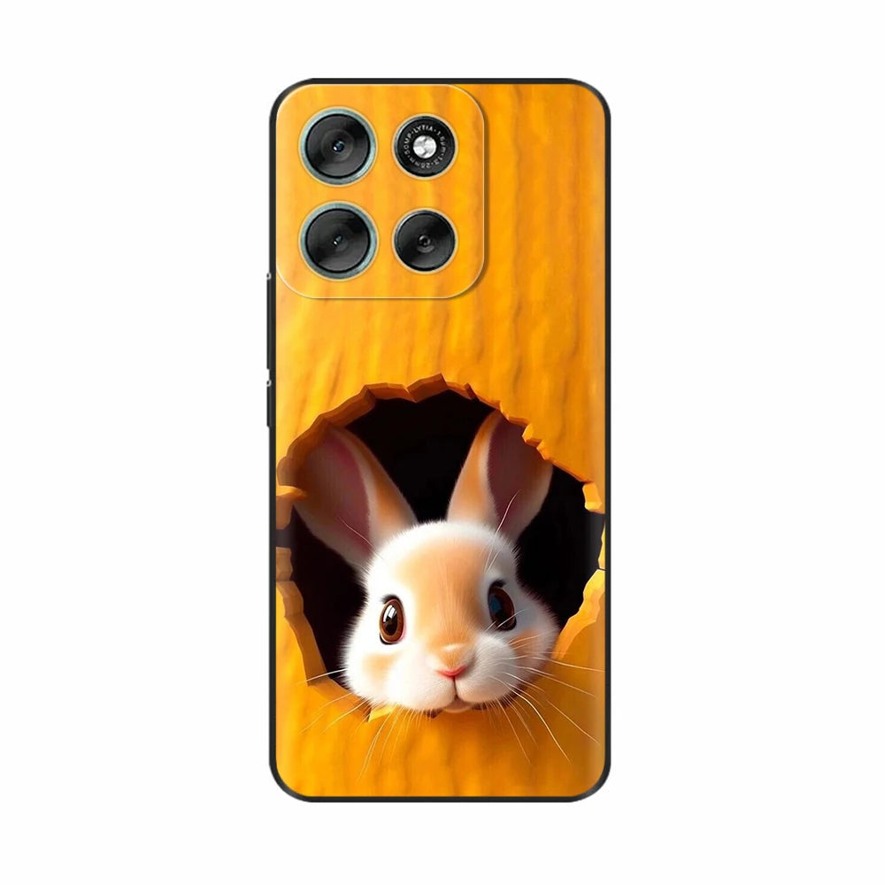 Phone Case For Motorola Moto G86 Case Soft Black Silicone Shockproof Back Cover For Moto G86 XT2527-2 G 86 Cases Covers Fundas