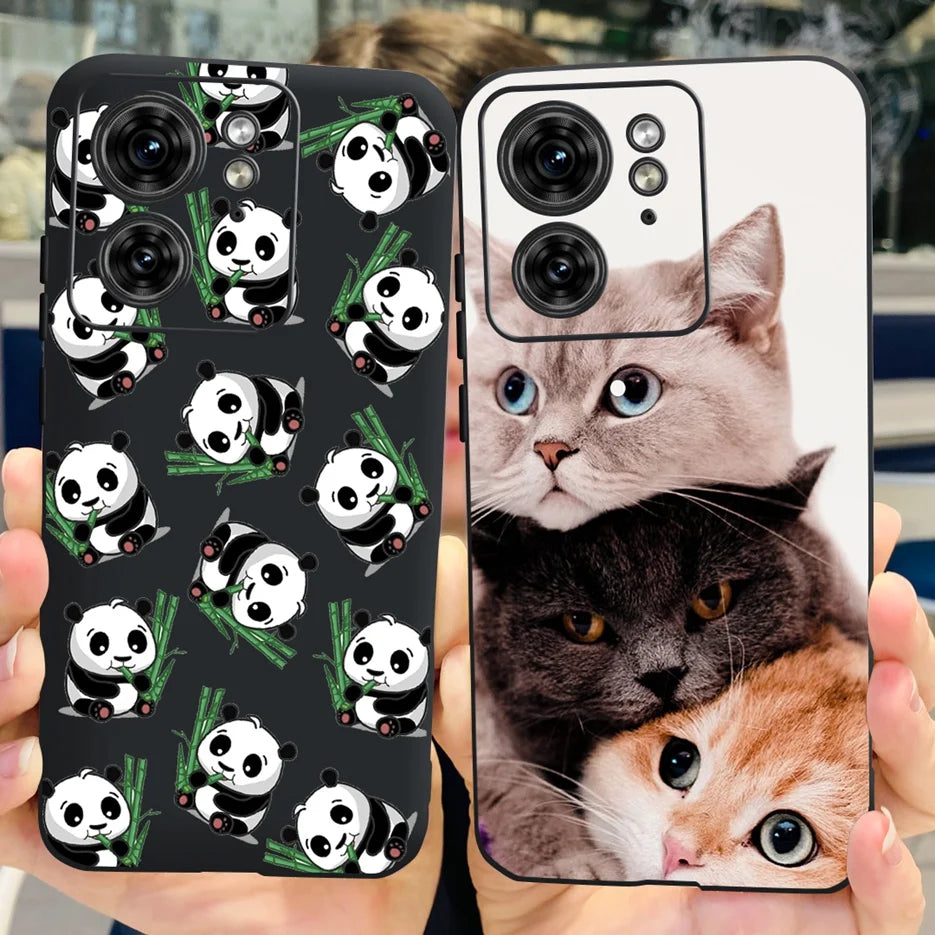 For Motorola Edge 40 Case XT2303-2 Colorful Flower Painted Back Cover 6.55'' Soft Fundas For Motorola Edge 40 Edge40 Phone Cases