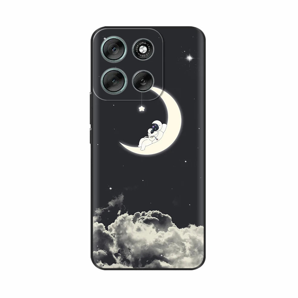 Phone Case For Motorola Moto G86 Case Soft Black Silicone Shockproof Back Cover For Moto G86 XT2527-2 G 86 Cases Covers Fundas