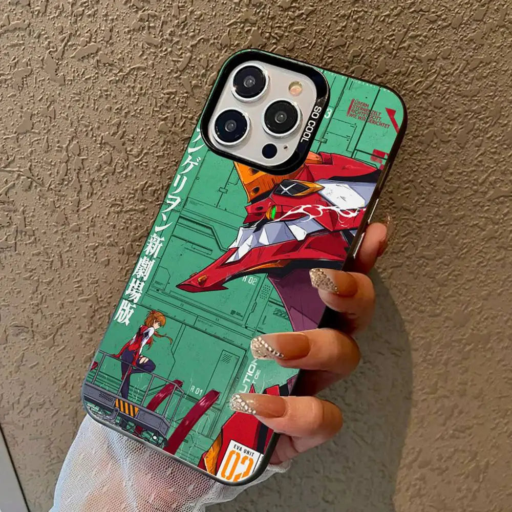 Anime Classic E-Evangelion Phone Cases For iPhone 17 16 15 14 13 12 11 Plus Pro Max Pro Color Matte Cover