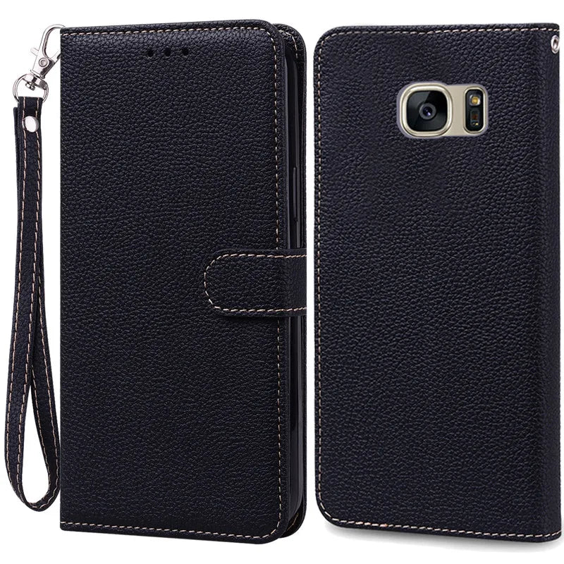 S7Edge Case For Samsung Galaxy S7 Case Leather Wallet On For Samsung S7 Edge Case Soft Flip Cover For Samsung S7 S 7 Edge Fundas