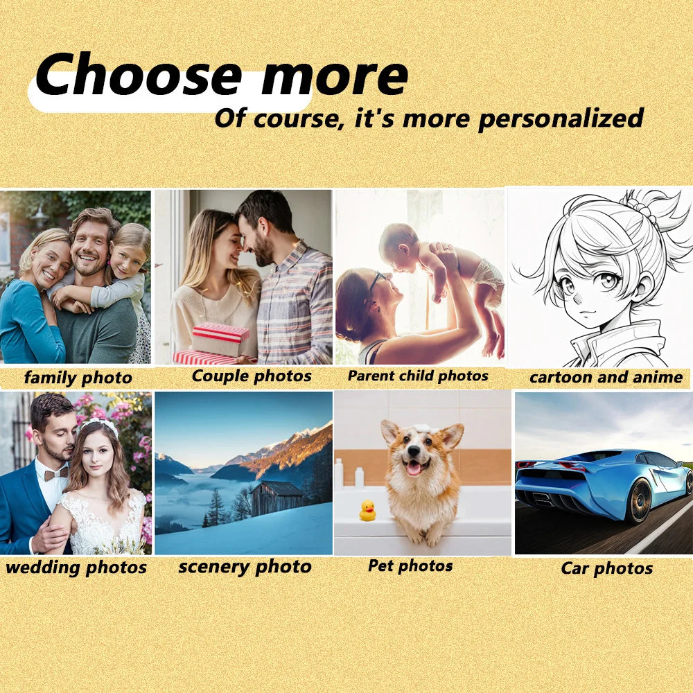 Custom Photo Mirror Glass Phone Case for Motorola Edge 60/50/40/30/20/G86/G84/G75