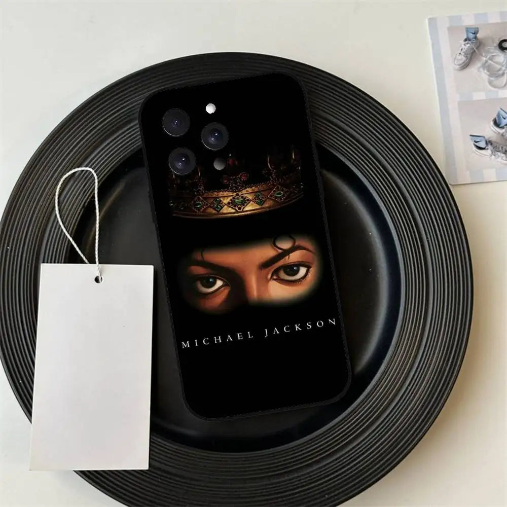 American Singer M-Michael Jackson Phone Case For IPhone 17 16 15 14 13 12 11 PRO MAX PLUS Mini TPU Soft To Skin-friendly Case