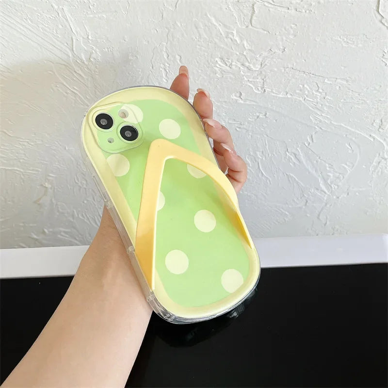 Suitable For iPhone 15 Phone Case 3D Herringbone Slippers 14 Pro Max XSMAX Silicone 11 Anti Drop 12 13 Protective Case