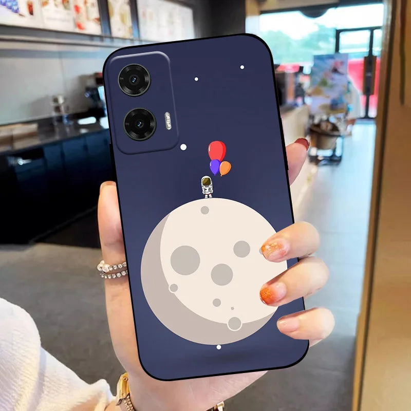 For Motorola Moto G35 G55 G75 5G Case Luxury TPU Soft Silicone Back Cover Phone Cases for Moto G32 G 35 55 75 Shockproof Fundas