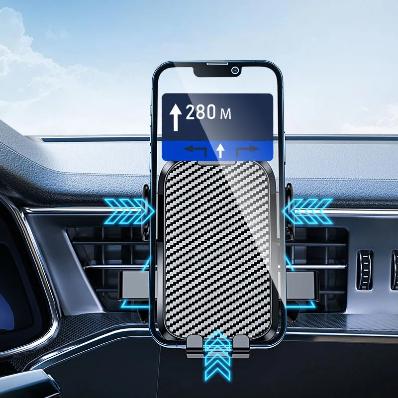 Car Phone Holder, High Quality, Supports One-Handed Use, Hook Car Phone Holder