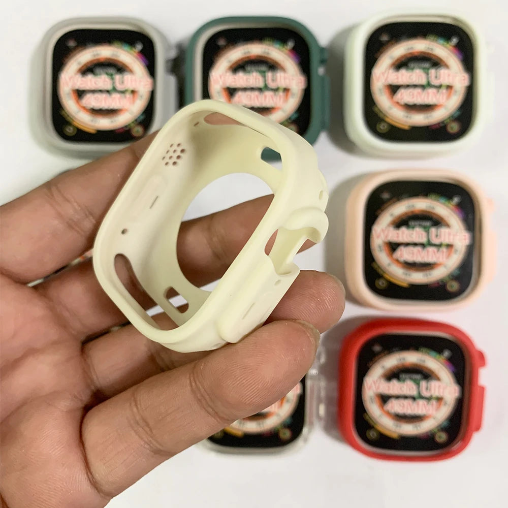 TPU soft case compatible with Apple Watch 987654 Se Apple Watch Series 40mm 44mm 41mm 45mm 49mm Ultra case