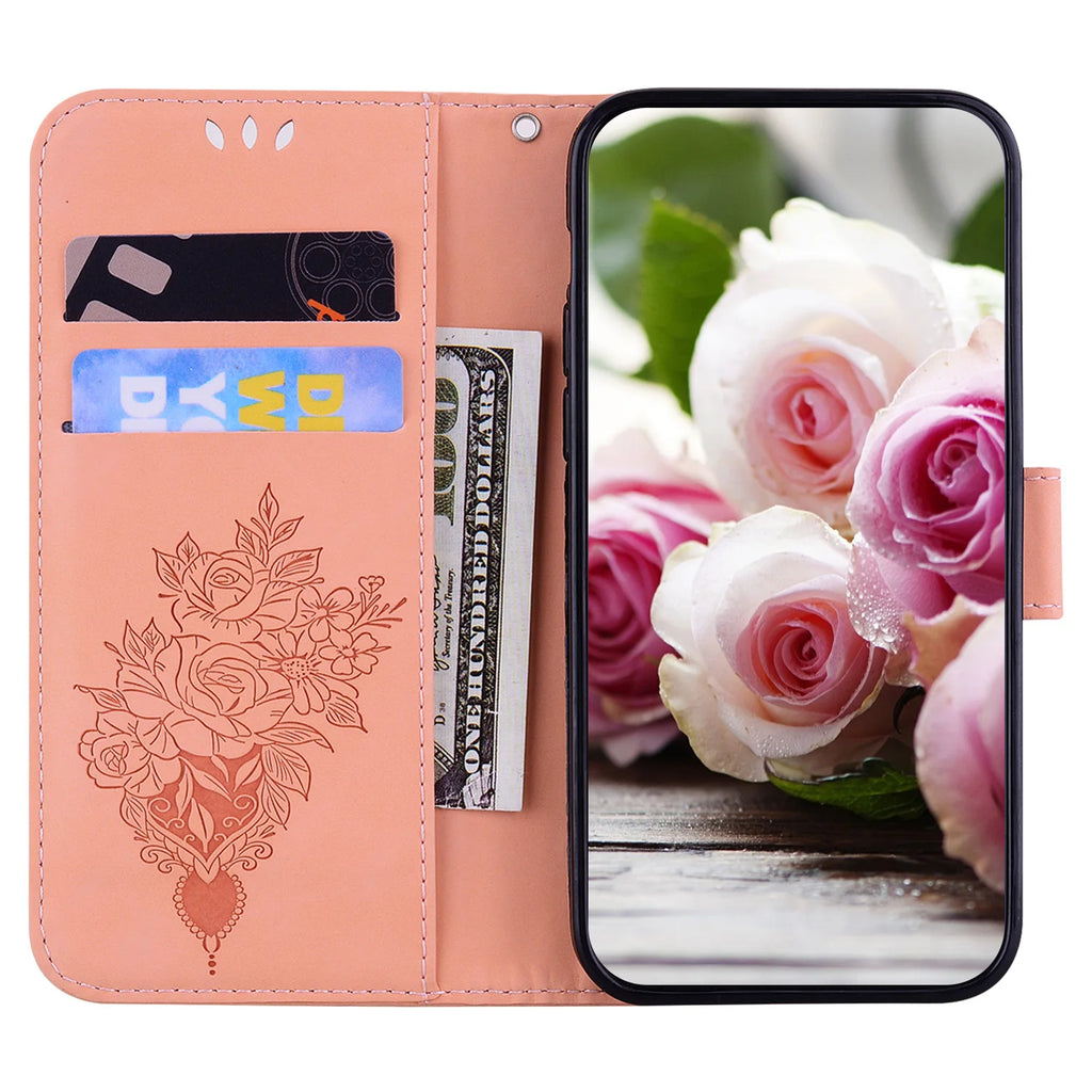 Cases for iPhone 16 Pro Max 15 14 13 12 11 8 7 Plus mini X XS XR SE 2020 2022 16e Case Cover coque Flip Wallet Phone Covers