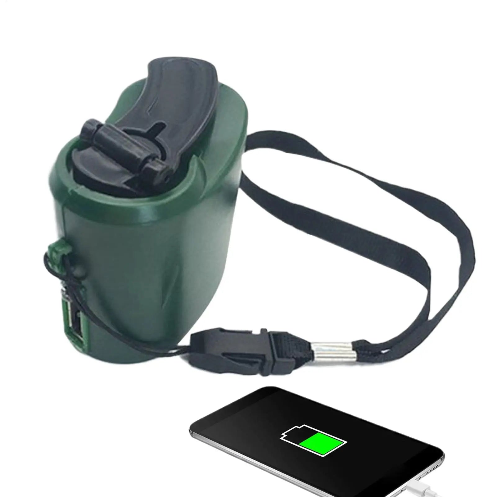 Hand Crank Cell Phone Charger Portable Power Supply Backpacking Cellphone Charger for Camping Home Survival Preparedness Outage