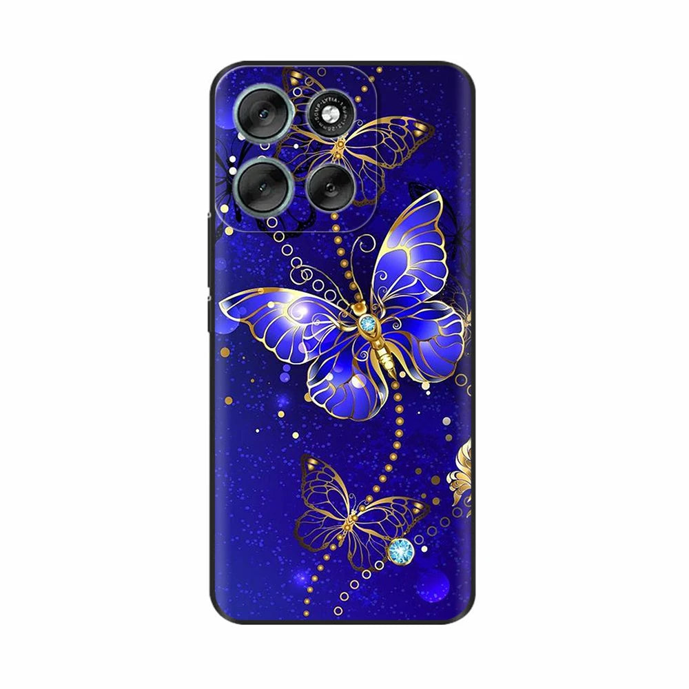 Phone Case For Motorola Moto G86 Case Soft Black Silicone Shockproof Back Cover For Moto G86 XT2527-2 G 86 Cases Covers Fundas