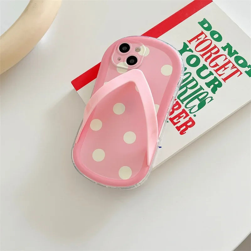 Suitable For iPhone 15 Phone Case 3D Herringbone Slippers 14 Pro Max XSMAX Silicone 11 Anti Drop 12 13 Protective Case